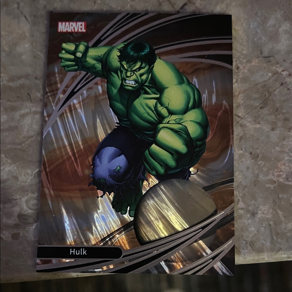 Marvel Hulk Shattered Strike Card – Green